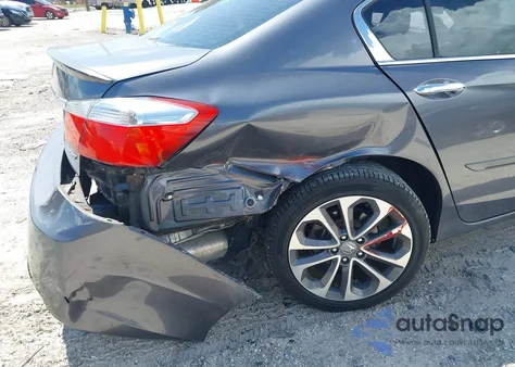 2015 Honda Accord Sport из США, поврежденный, VIN 1HGCR2F52FA245419